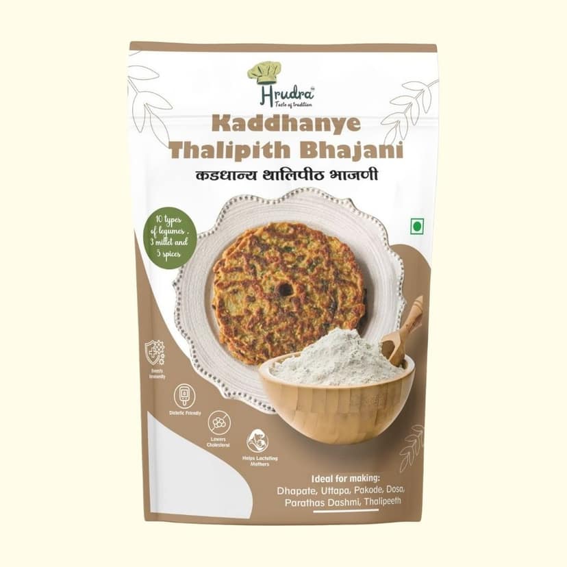 Kaddhanye Thalipith Bhajani - Traditional Multigrain Four Mix view 4