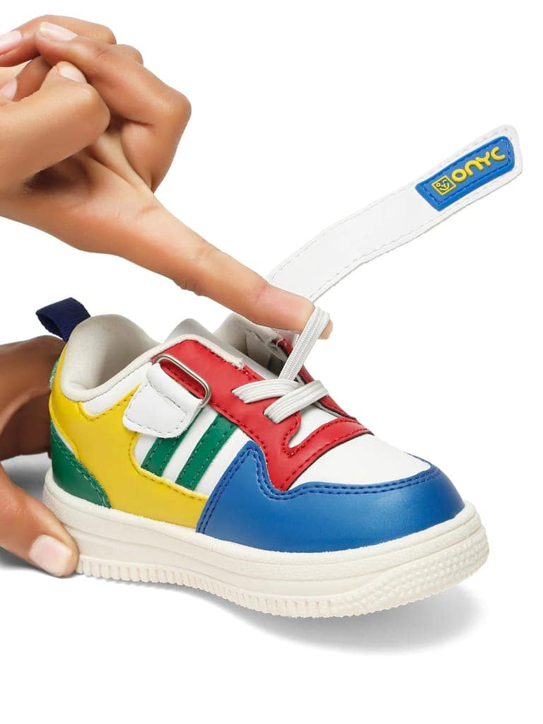 Ludo Comfortable & LightWeight Sneakers With Elastic Laces - Multicolor (Unisex) view 4