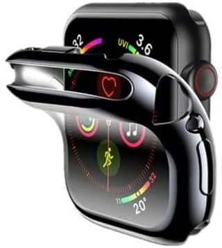 Shocked Proof Flexible Silicone TPU Watch Case Cover with Screen Protector Temper Compatible with Apple Watch 44mm (Series 6 | SE | Series 5 | Series 4)