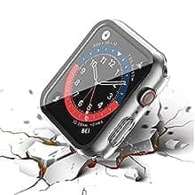 Shocked Proof Flexible Silicone TPU Watch Case Cover with Screen Protector Temper Compatible with Apple Watch 44mm (Series 6 | SE | Series 5 | Series 4) view 4