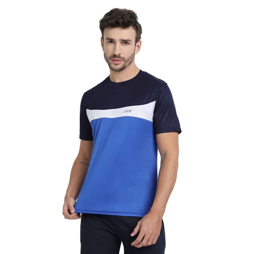 FTX Men Drifit Colorblock Half Sleeve Tshirt