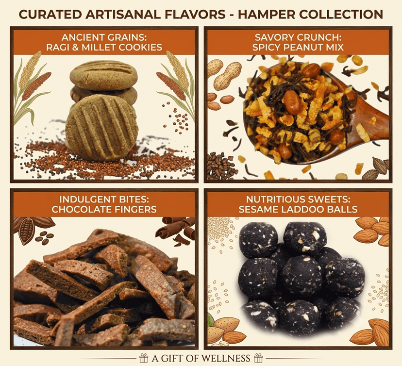 Johar Ragi Happy Diwali Millet Delights Gift Box view 3