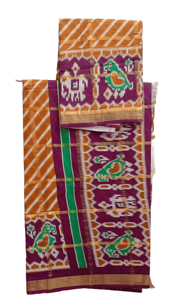 Ilkal Cotton Saree With Blouse Piece, Traditional Indian Sari, Handloom Saree, Saree For Women view 2