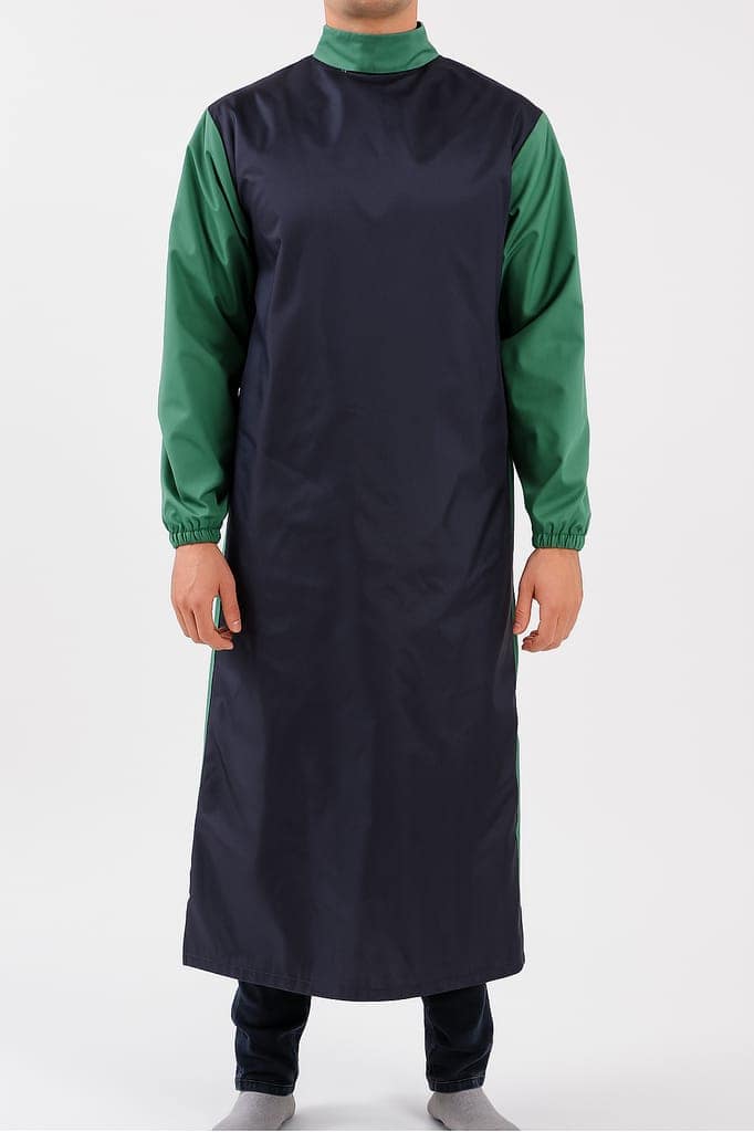 Premium Full Tafta Surgeon Gown – Tafta Fabric | Waterproof, Anti-Static & Reusable | Free Size view 2