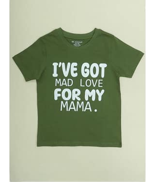 Be Awara Pack of 4 Boys Cotton T-Shirt ( Green )