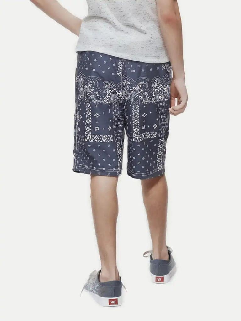 Teen Boys Navy Basic Shorts view 4