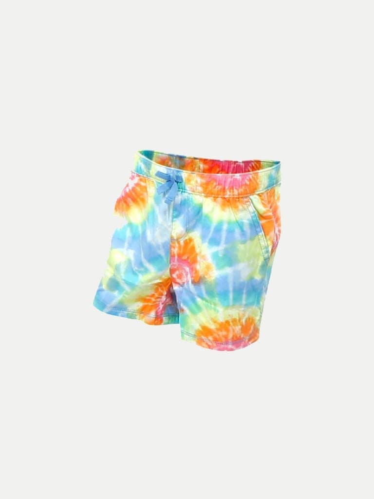 Teen Girls tie Dye All over Print Shorts view 2
