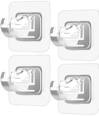 RAMDEV ENTERPRISE Set of 4 Plastic Hooks