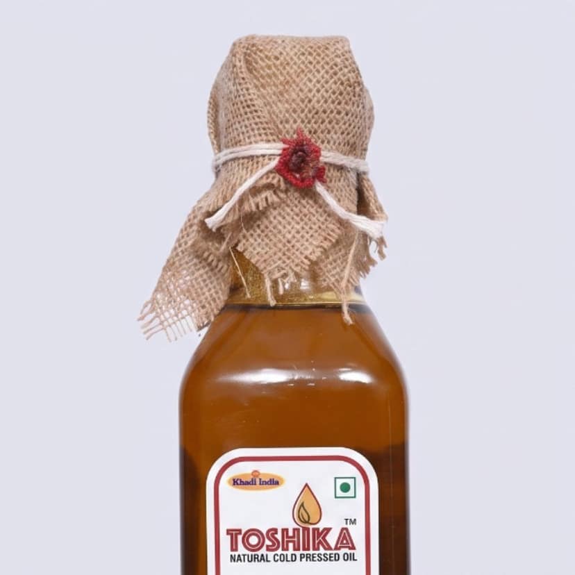 Toshika Wood Pressed Black Mustard Oil (455 ml) - 455 mL - One bottle view 3