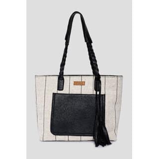 VARA Handbag For Women Tote Bag Vegan Leather Women's Office Bag for 15.6 inch Laptop with double handles Ykk Zipper Bag