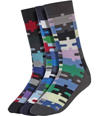Creature - Cotton Men's Printed Multicolor Full Length Socks ( Pack of 3 )