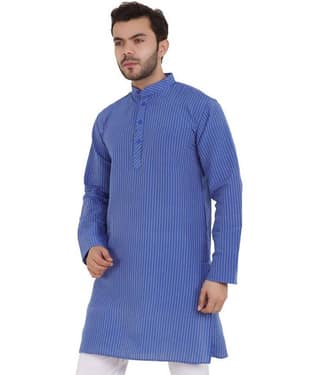 Latest Chikan - Red Cotton Men's Regular Kurta ( Pack of 1 )