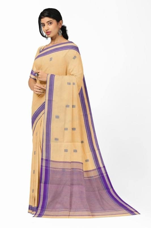 APCO Handloom - Women's Rahajmundry Pure Cotton Grey Handloom Saree (Angara Handloom Saree) 67 view 2
