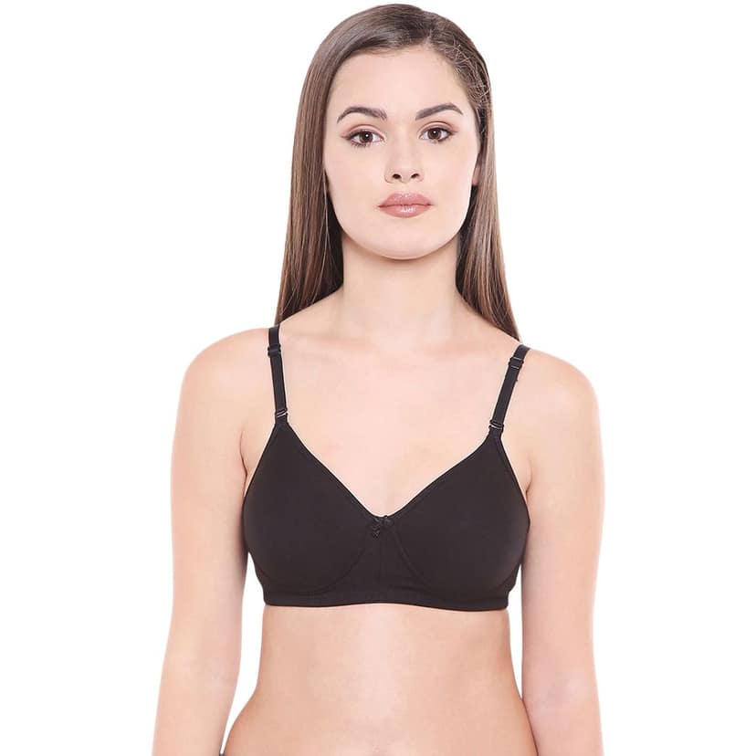 Bodycare Cotton Spandex Lightly Padded Non wired Seamless cup bra-Pack of 3 view 2