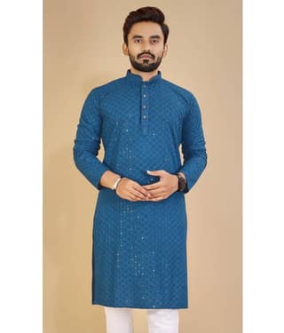 Balaji's - Purple Cotton Men's Regular Kurta ( Pack of 1 )