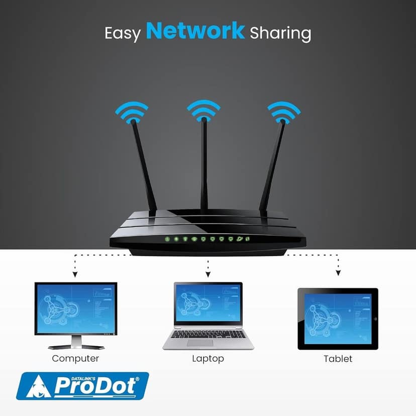 ProDot USB WiFi Adapter, 150Mbps 2.4GHz PC WiFi Adapter Nano Size WiFi Dongle, Wireless Network Adapter for Desktop PC Laptop, Supports Windows 11, 10, 8.1, 8, 7, XP view 5