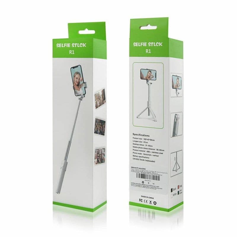 ZmiZc 70cm Extendable Selfie Stick Tripod with Wireless Remote, Compatible with All Smartphones view 3