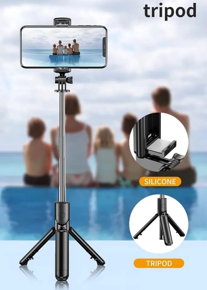 ZmiZc 70cm Extendable Selfie Stick Tripod with Wireless Remote, Compatible with All Smartphones view 4