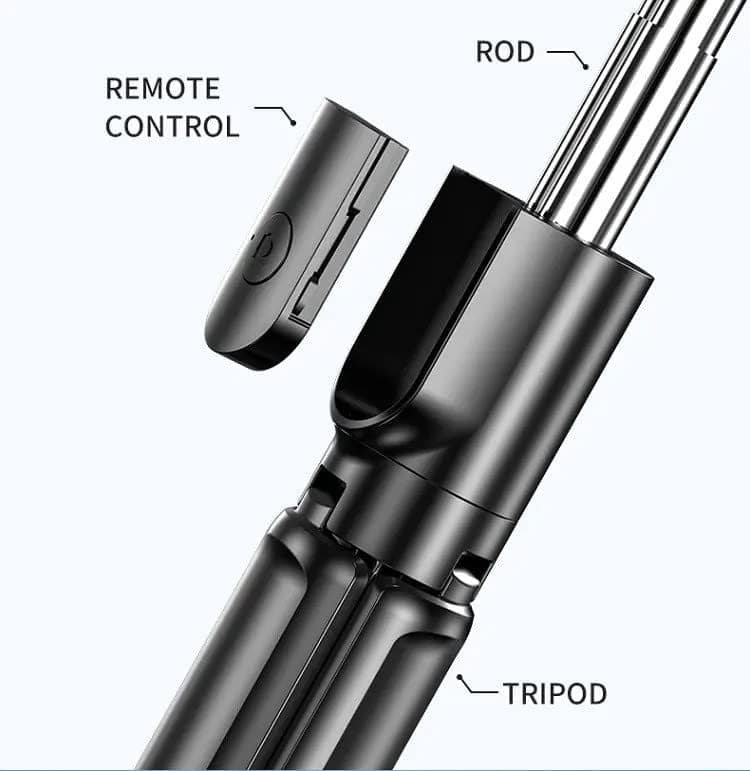 ZmiZc 70cm Extendable Selfie Stick Tripod with Wireless Remote, Compatible with All Smartphones view 5