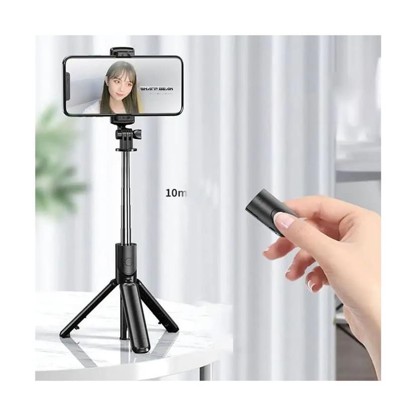 ZmiZc 70cm Extendable Selfie Stick Tripod with Wireless Remote, Compatible with All Smartphones view 9