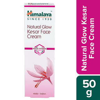 Himalaya Natural Glow Face Cream - Kesar, Alfalfa & Saffron, Phyto Vitamin Complex, Does Not Contain Bleach, Free From Parabens, 50 G(Savers Retail)