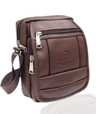 Magnifique Women's Hand/Sling/Side Bag/purse Polyurethane Western (Brown)