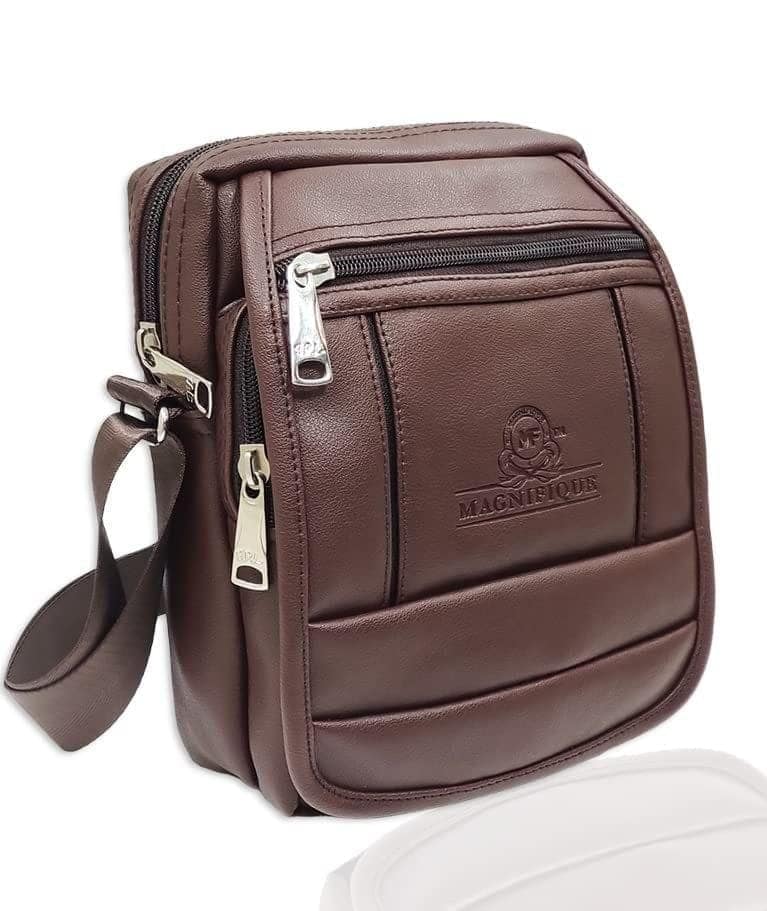 Magnifique Women's Hand/Sling/Side Bag/purse Polyurethane Western (Brown)