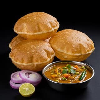 Poori + Veg Sagoo