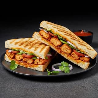 Chicken Tikka Grilled Sandwich