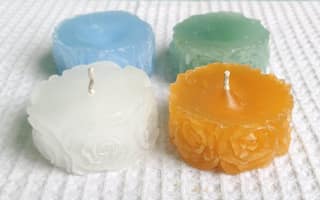 Side Rose Candles (Set of 4)