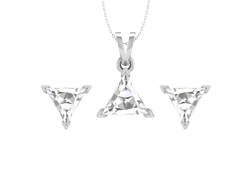 Timeless Triangle Solitaire Set view 2