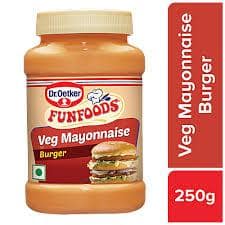 FUNFOODS BURGER VEG MAYONNAISE 250G
