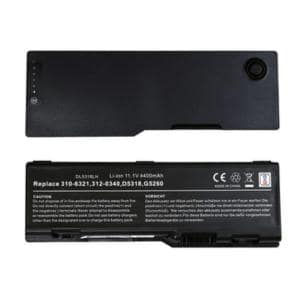 DELL Laptop Battery 6000,9200,9300, 11.1V 6 Cells 4400mAh Compatible