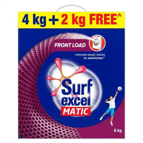 Surf Excel Matic Front Load Detergent Powder (4+2 Kg) 6 Kg