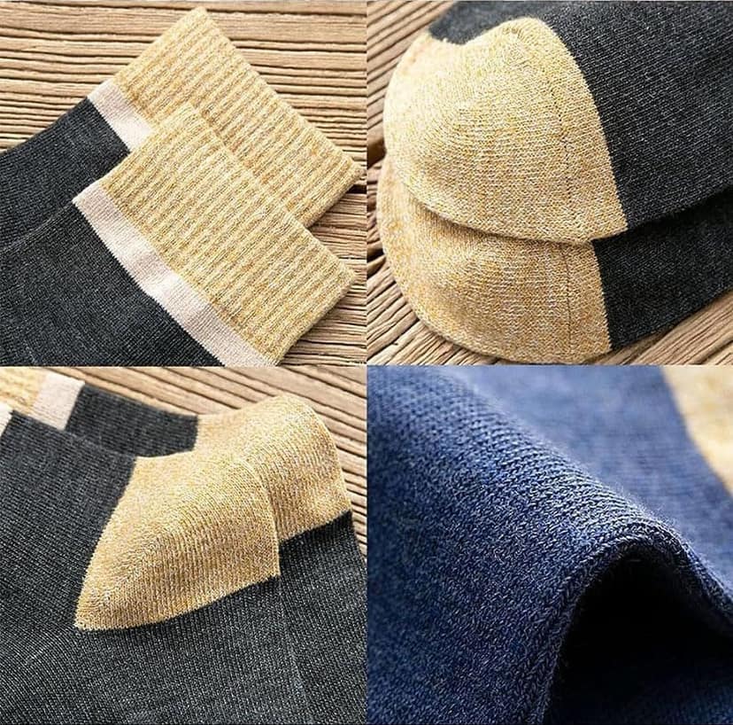 Sockscarving Pack of 7 Ankle Length Socks, Weekly Edition, Made With Durable & Breathable Cotton, Free Size, Suitable for all Season, Soft & Breathable, Daily Use view 2