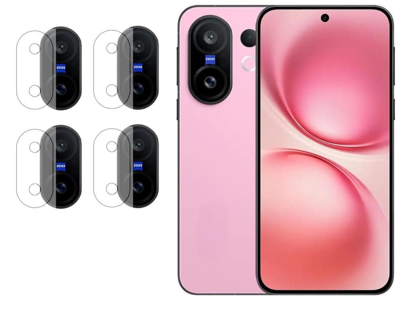 ISAAK Back Camera Lens Protector compatible for Vivo X200FE (Pack of 4)