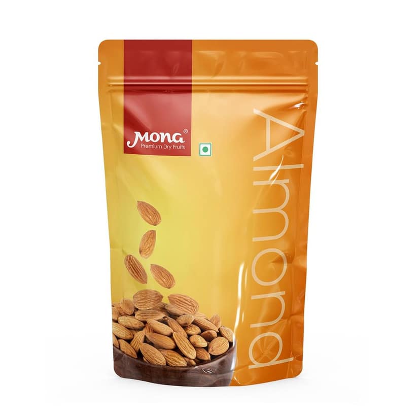 Mona Premium California Almonds - Wholesome & Nutritious Dry Fruits Snack