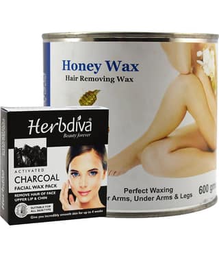 Adbeni Charcoal Facial Wax With Honey Hair Remover Wax,(GC1366) Makeup Kit Pack of 2 680