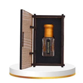 alNaqi fragrances Red-Rose-Attar 12ml - Best Rose Ittar, No Alcohol Pure Attar, High Strength Attar Rose Perfume Oil, Luxury Floral-Signature-Parfum