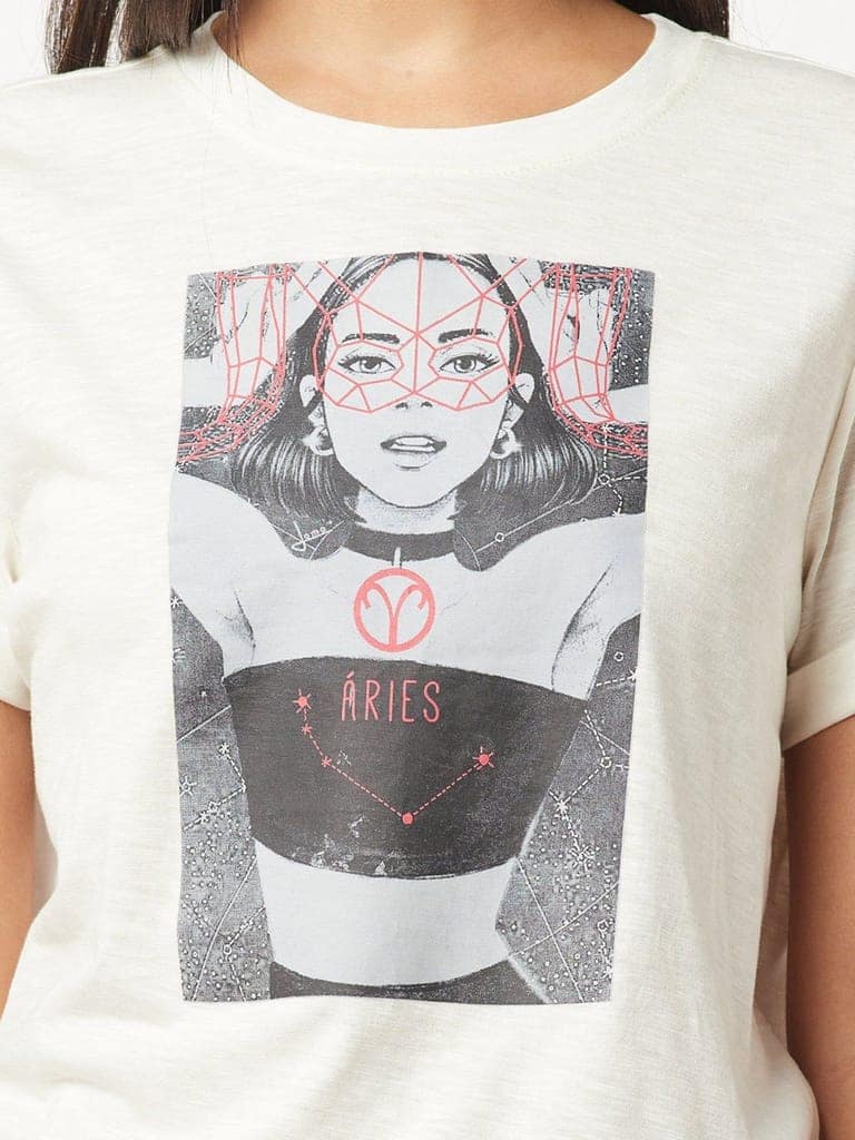 Aries Zodiac Sign T-Shirt view 5