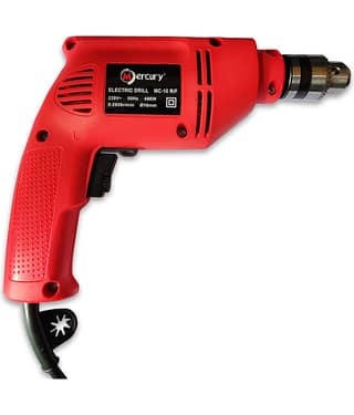 Mercury MC-10R/F 10mm Drill Machine - Mercury MC-10R/F 400W 10mm Corded Drill Machine