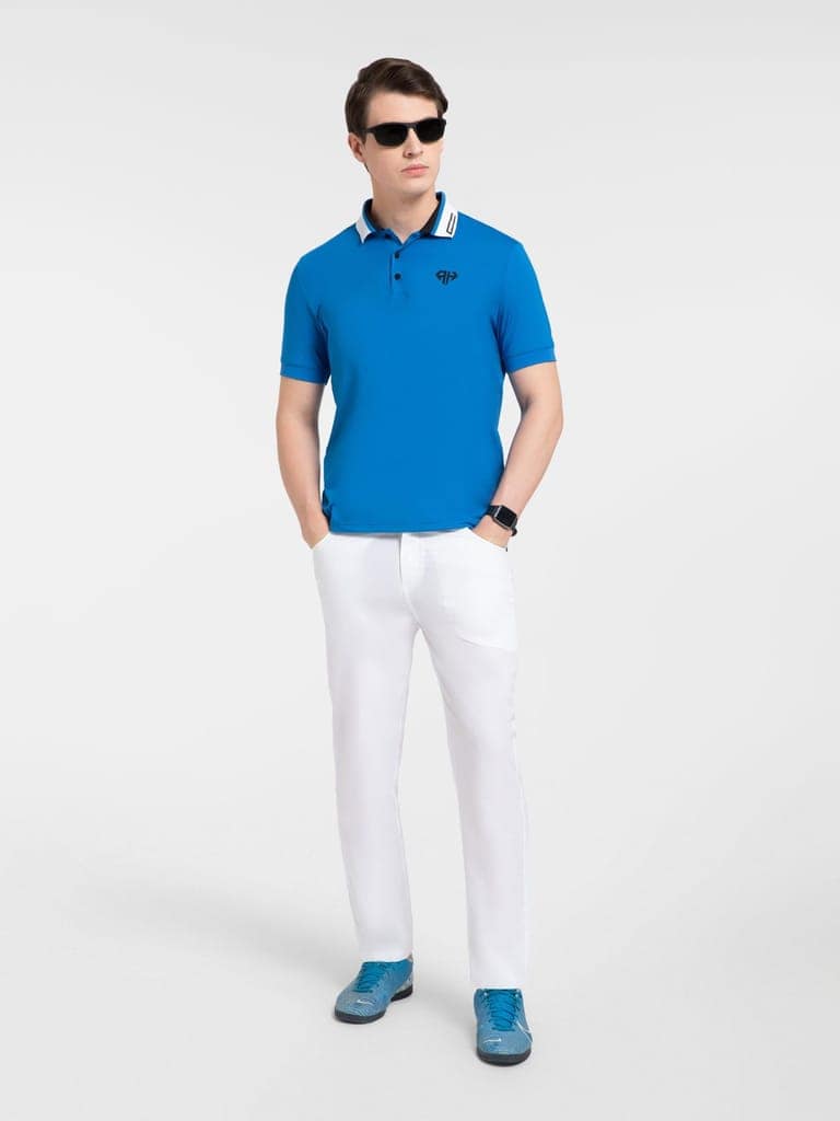 (SLIM FIT) AH Mechanical Stretch Heavy White Golf Pant view 5