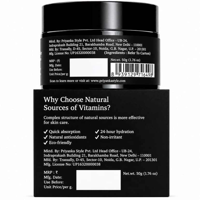23U FOREVER Collagen Booster Face Cream | Enriched with Vitamins A, B, C & E of Natural Origin | Hydration & Skin Firming Moisturizer for Plump, Youthful-Looking Skin | Lightweight Daily Cream | For Sensitive & All Skin Types | 50 g view 6