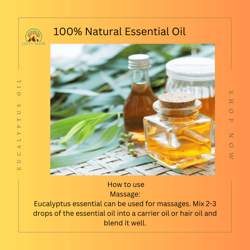 Buy Eucalyptus Oil, Nilagiri Thailam for cold, cough, hair, diffuser view 4