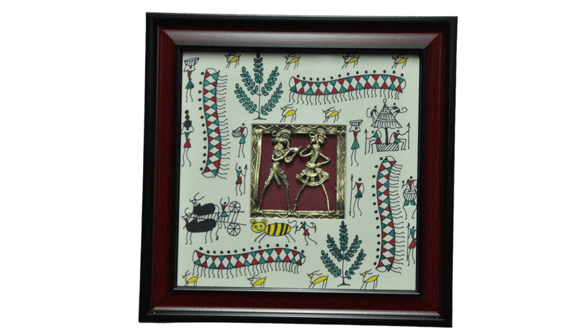 Jharcraft Jali Frame W. Saura Art (DK00549)