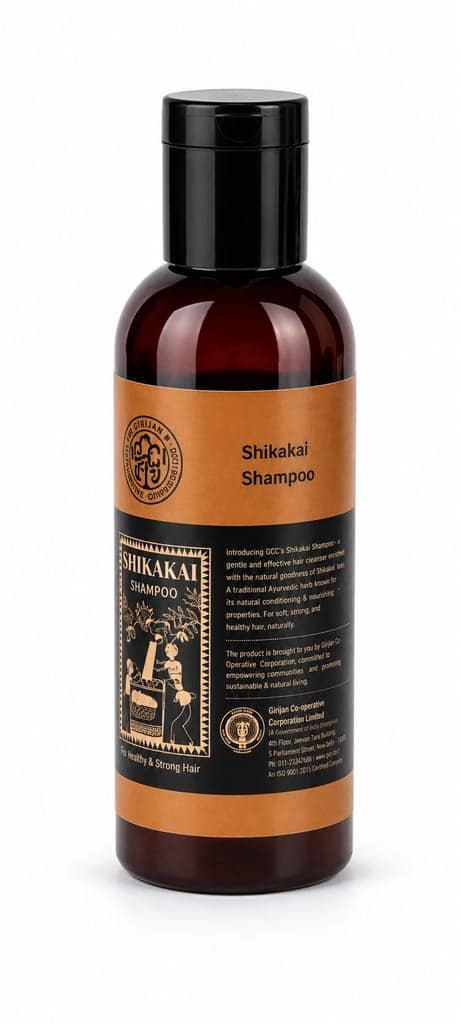 Natural Handmade Shikakai Shampoo 100 ml Bottle view 3