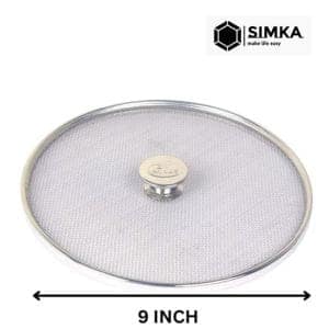 Stainless Steel Multipurpose Net Cover/Lid/Strainer/Splash & Splatter Gurard/Milk cover/Steel Jali view 2