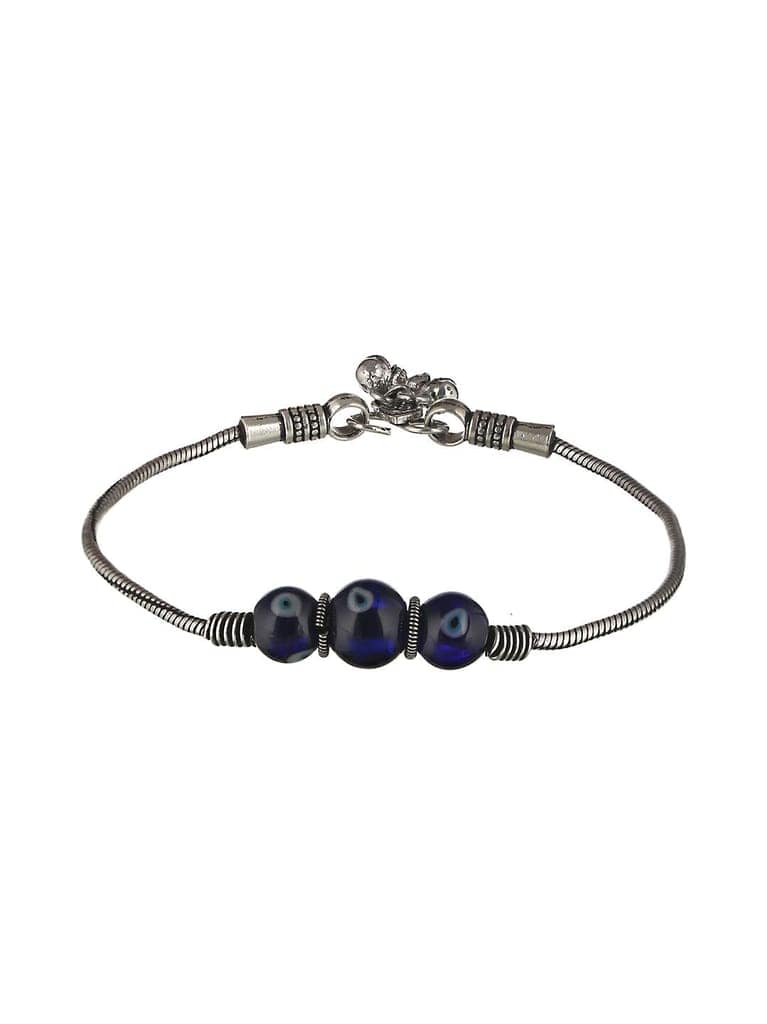 Set Of 2 Evil Eye German Silver anklet Anklet view 5