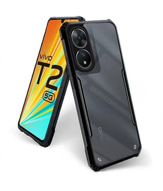 ZAMN Hybrid Covers Compatible For Polycarbonate Vivo T2 5G ( )