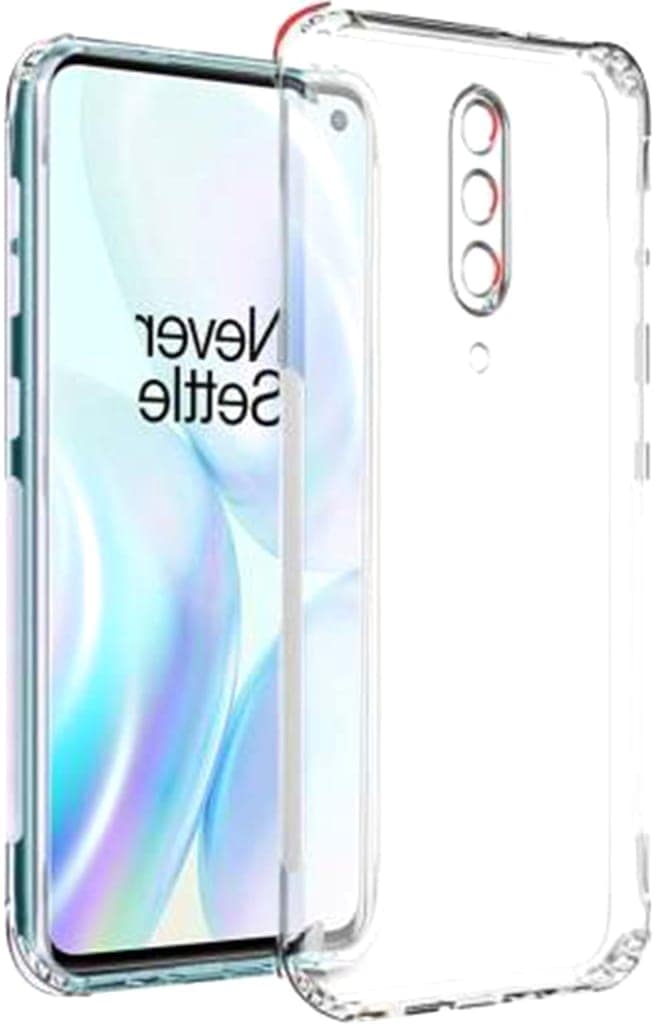 PLUGTECH TPU Ultra Hybrid Clear Camera Protection Back Cover Case for OnePlus 8
